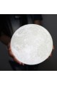 3D Ay Lamba Gece Lambası Beyaz 14 Cm Büyük Boy Pilli Moonlıght