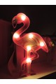 Dekoratif 3D Led Flamingo Gece Lambası 22 cm
