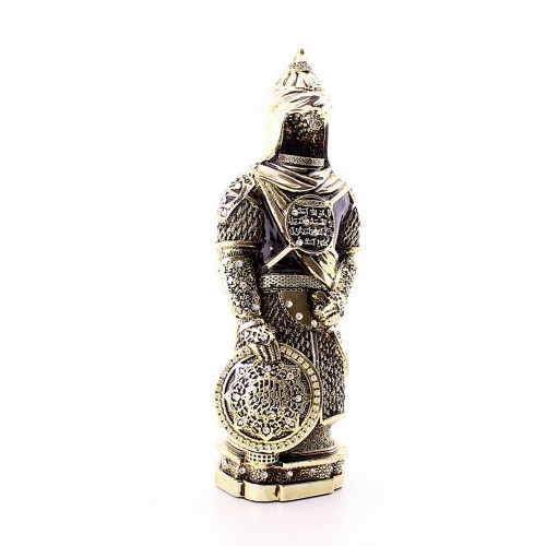 Zırhlı Cevşen Ayetli Asker Gold Biblo 3 Boyutlu Küçük Boy 24 cm