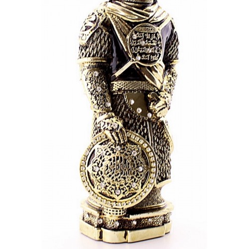 Zırhlı Cevşen Ayetli Asker Gold Biblo 3 Boyutlu Küçük Boy 24 cm