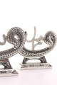 2li Gümüş Allah Muhammed Vavlı Lafız Orta Boy Biblo 17cm-013
