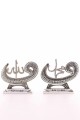 2li Gümüş Allah Muhammed Vavlı Lafız Orta Boy Biblo 17cm-013