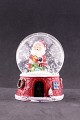Yılbaşı Yeni Yıl Noel Baba Temalı Orta Boy Işıklı Kar Küresi 9 cm A