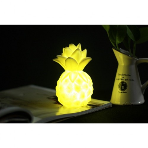 Ananas Gece Lambası Led Işıklı Silikon Lamba