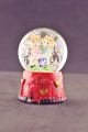 Sevimli Sevgililer Temalı Mini Boy Işıklı Kar Küresi 6,5 cm Boy