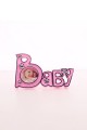 2 Adet Baby Yazılı Sevimli Mini Resim Çerçevesi Pembe