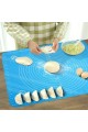 Büyük Boy Silikon Hamur Açma Matı 50x40 Cm Hamur Açma Matı Ölçekli