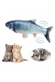 2 Adet Kedi Oyuncağı Balık Şarjlı Dans Eden Balık Oyuncak Büyük Boy 30x13 Cm