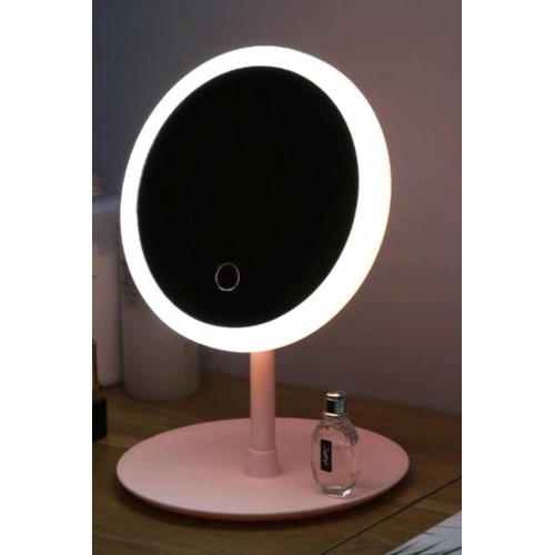 Dokunmatik LED Işıklı Makyaj Aynası Masa Üstü USB Şarjlı Makyaj Aynası