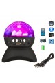 Yeni Nesil Dönen Disko Topu Kristal Led  Işıklı Şarjlı Bluetooth Hoparlör Radyo Aux/mp3 / SD Kart 