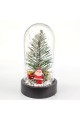Yılbaşı 2023 Noel Baba ve Çam Ağacı Led Işıklı Fanus Yeni Yıl Hediyesi