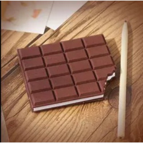 Çikolata Kokulu Harika Kare Çikolata Not Defteri Chocolate Notebook