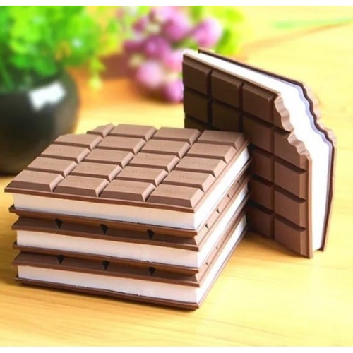 Çikolata Kokulu Harika Kare Çikolata Not Defteri Chocolate Notebook