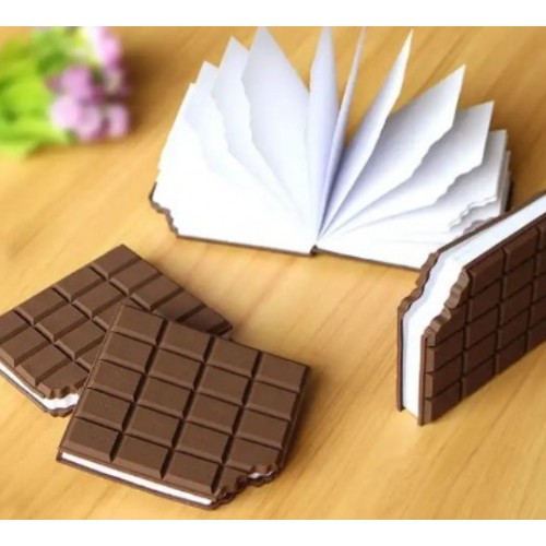 Çikolata Kokulu Harika Kare Çikolata Not Defteri Chocolate Notebook