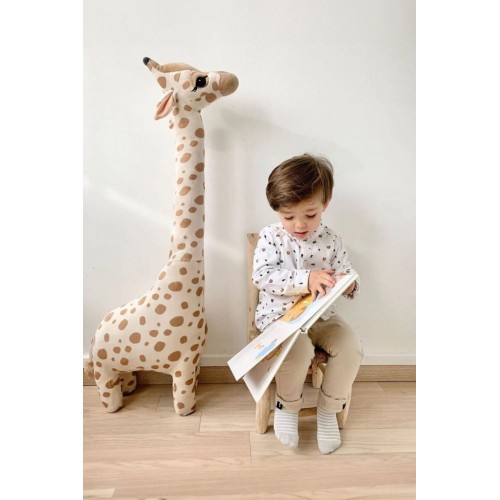 Zürafa Peluş Dekoratif Yastık Uyku Ve Oyun Arkadaşım Büyük Boy 100 cm