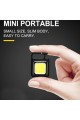 Mini LED Anahtarlık El Feneri USB Şarj Edilebilir Lamba Taşınabilir  Kamp Feneri