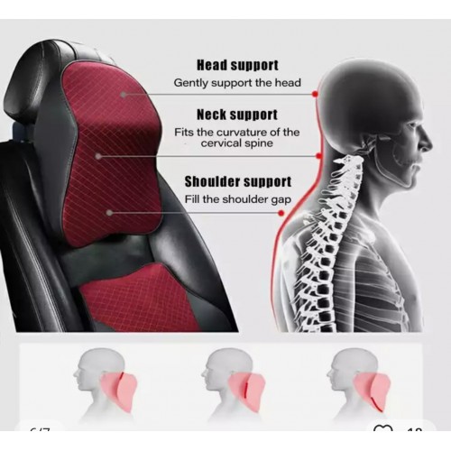 Ortopedik Araba  Sandalye  Boyun Yastık Dev Kafa Desteği Boyun Yastığı