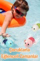 Kurmalı Yüzen Kaplumbağa Çocuk Banyo Oyuncağı Banyo Küvet Havuz Deniz Yengeç Yüzen Oyuncak