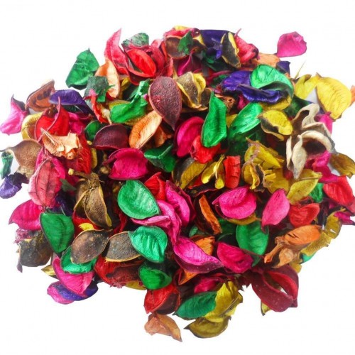 2000 Adet Renkli Kuru Gül Yaprağı, Romantik Süsleme Gül Yaprakları 4 Paket