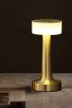Modern Led Abajur Masa Lambası Dokunmatik 3 Mod Kademeli Şarjlı Dokunm Gold Masa Lambası Orta Kafa
