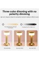 Modern Led Abajur Masa Lambası Dokunmatik 3 Mod Kademeli Şarjlı Dokunm Gold Masa Lambası Orta Kafa