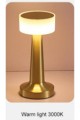Modern Led Abajur Masa Lambası Dokunmatik 3 Mod Kademeli Şarjlı Dokunm Gold Masa Lambası Orta Kafa