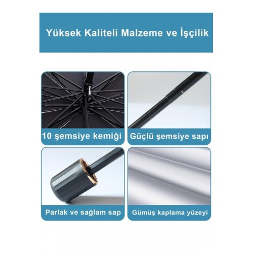 Oto Araç İçi Ön Cam Şemsiyesi  Güneşlik Gölgelik Tüm Binek Araçlar İçin GüneşlİK