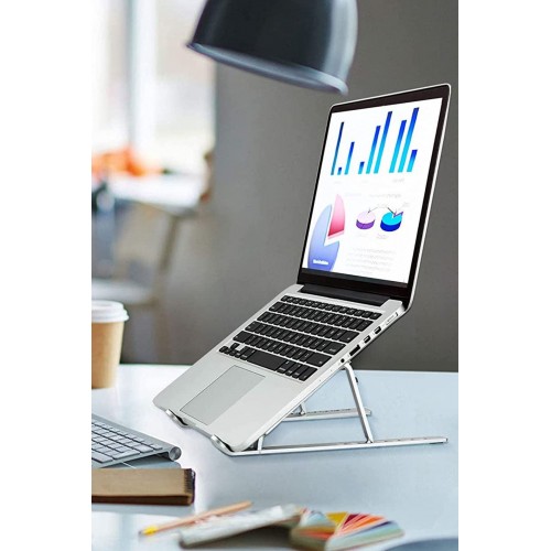 Yeni Nesil Laptop Yükseltici Stand Ayarlanabilir Macbook Notebook 1. Sınıf Paslanmaz  Aleminyum 