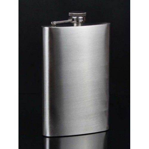 9 Oz Paslanmaz Çelik Cep Matarası 266 Ml içki Viski Konyak Alkol Matarası