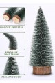 9 Adet Nevada Mini Çam Ağacı Uçlarına Kar Yağmış Karlı Yılbaşı Hediyesi  15-12-8  cm
