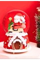 Yılbaşı 2025 Noel Baba Temalı 13 cm Orta Boy Işıklı Müzikli Kar Küresi 59A