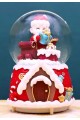 Mega Boy 2025 Yılbaşı Noel Baba Temalı Kar Püskürtmeli Işıklı Müzikli  Kar Küresi 16 cm- 18B