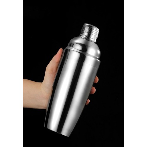 500 ml Shaker Kokteyl Hazırlama Kabı Bardağı Kokteyl Karıştırıcı Komple Çelik 