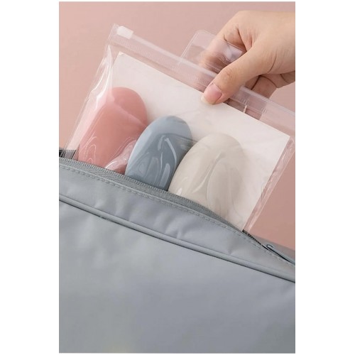 3'lü Doldurulabilir Çantalı Seyahat Tipi Şişe Seti Boş Krem Şişesi 60ml