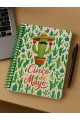 Cinco de Mayo Temalı Spiral Kareli Defter – 80 Yaprak, 18x24 cm