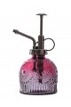 Vintage Cam Bitki Sulama Spreyi – Dekoratif Püskürtme Kolonya Şişesi 200 ml Kırmızı