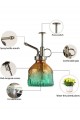 Vintage Cam Bitki Sulama Spreyi – Dekoratif Püskürtme Kolonya Şişesi 200 ml Kırmızı