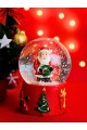 2026 Yılbaşı Temalı LED Işıklı Kar Küresi – Noel Baba Figürlü 9 cm Orta Boy Yeni Yıl Süsü - 46