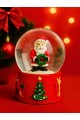2026 Yılbaşı Temalı LED Işıklı Kar Küresi – Noel Baba Figürlü 9 cm Orta Boy Yeni Yıl Süsü - 46