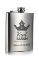 Kişiye Özel Babaya Hediye 9 Oz Çelik Cep Matarası 266 Ml İçecek Cep Matarası