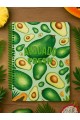 Avokado Fresh Temalı Spiral Çizgili Defter – 80 Yaprak / 160 Sayfa – 18x24 cm