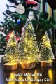 3’lü Mini Masa Üstü Yılbaşı Ağacı Seti (15 cm – 10 cm – 8 cm) | Dekoratif LED Işıklı Çam Ağaçları