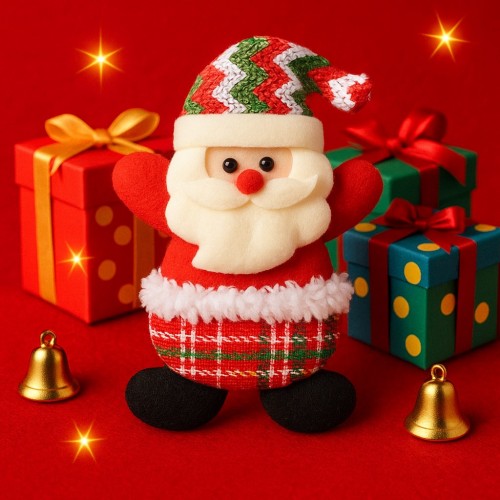3 Adet Yılbaşı 2026 Yeni Model Noel Çam Ağacı Süsü  Orta Boy 17 cm x 11 cm