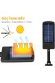2  Adet  Büyük Boy 128 Led Solar Bahçe Sokak Lambası Hareket Sensörlü Kumandalı 3 Modlu  Güneş 