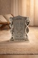 Kâbe Kapısı Figürü – Silver Renk Dekoratif Biblo | Manevi ve Anlamlı Hediye 25 cm