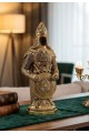 Zırhlı Cevşen Ayetli Asker Gold Biblo Sert Polyester İnce Detaylı İşçilik Taş İşlemeli 23 cm