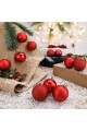 12 Adet Parlak Kırmızı 3 Cm Mini Yılbaşı Topu, Noel Çam Ağacı Topu, Süs Topu 