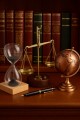 Dekoratif 3’lü Ofis Masa Seti Terazi, Manyetik Kum Saati ve Bronz Metal Dünya Küresi Premium Hediye