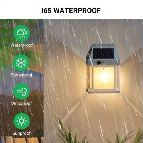 2 Adet Büyük Boy Güneş Enerjili Bahçe Led Ampul Hareket Sensörlü Bahçe Led 3 Mod'lu
