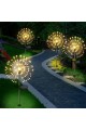 2 Adet Solar Güneş Enerjili 90 led Havai Fişek Model Bahçe Aydınlatma Saksı Dekorasyon Günışığı